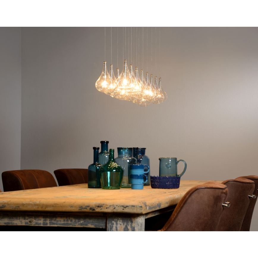 Lucide 70434/16/12 - Lampa wisząca TEARS 16xG4/10W/12V