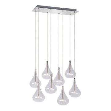 Lucide 70434/28/12 - Lampa wisząca TEARS 8xG4/10W/12V