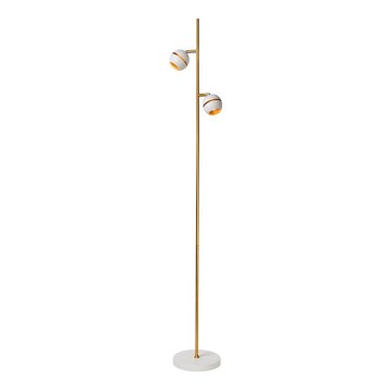 Lucide 77775/10/31 - LED lampa podłogowa BINARI 2xLED/5W/230V biala