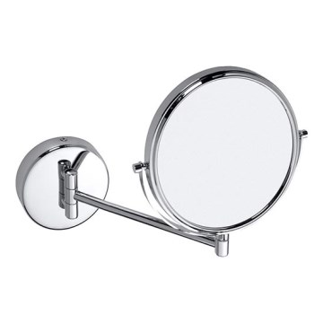 Lusterko kosmetyczne 23,2 x 26,5 cm, srebrne