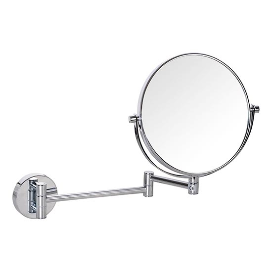 Lusterko kosmetyczne 23x28 cm srebrne