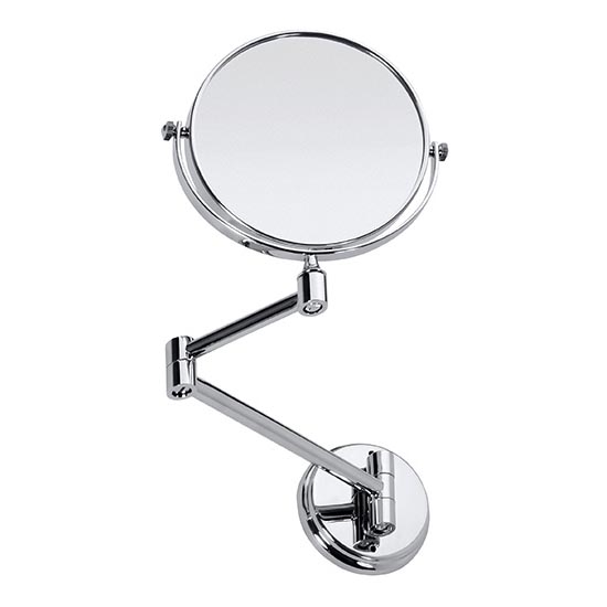 Lustro kosmetyczne 18,5x26 cm srebrne