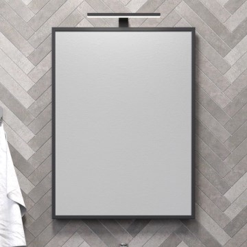 Lustro łazienkowe BORGSTED 60x80 cm czarne