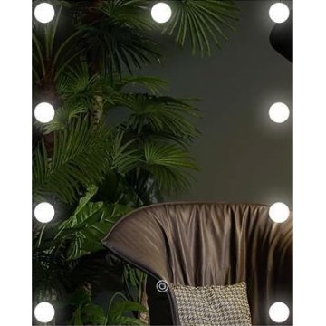 Lustro LED z oświetleniem 9xLED/1W/230V 3000/4000/6000K 50x40 cm IP44