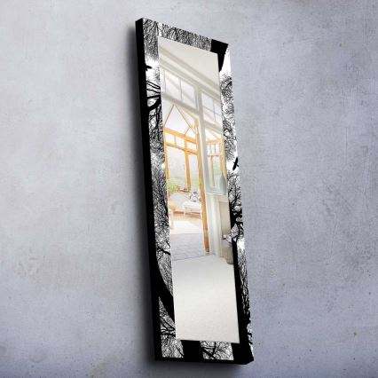 Lustro ścienne 120x40 cm sosna/drzewa