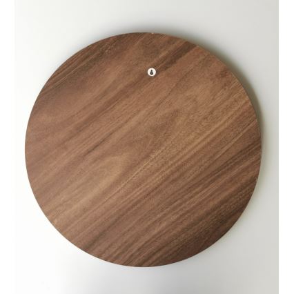 Lustro ścienne AYNA śr. 60 cm brązowy
