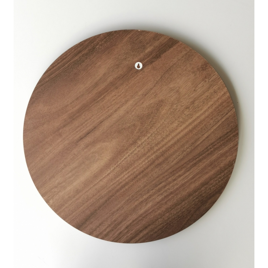 Lustro ścienne AYNA śr. 60 cm brązowy