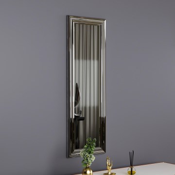 Lustro ścienne BOSS 90x30 cm srebrne