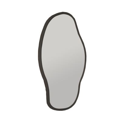 Lustro ścienne COULDY 85x45 cm czarne