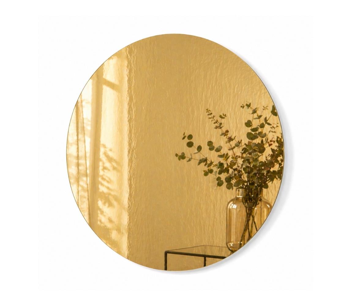 Lustro ścienne HOUSEVITAMIN o średnicy 30 cm, złote
