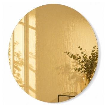 Lustro ścienne HOUSEVITAMIN, śr. 80 cm, złote