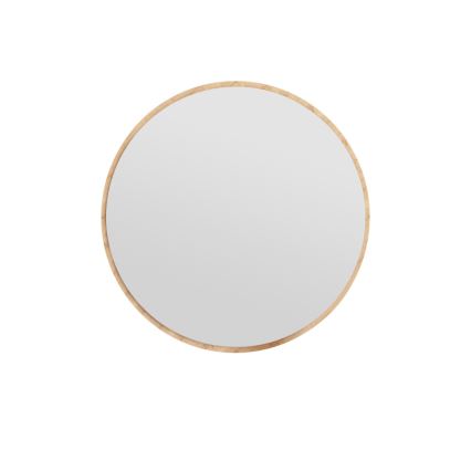 Lustro ścienne OZZE śr. 60 cm brązowe