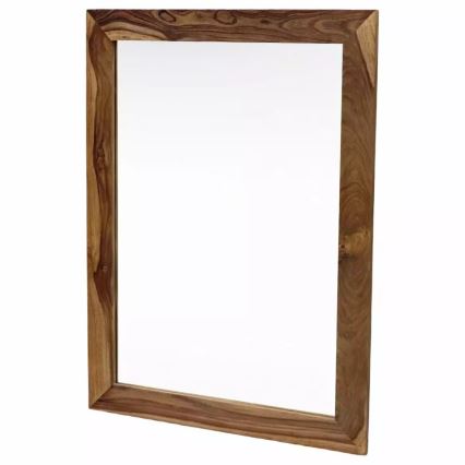 Lustro ścienne RAMI 120x90 cm lite drewno/palisander