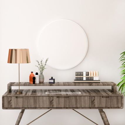 Lustro ścienne ROYAL śr. 59 cm białe