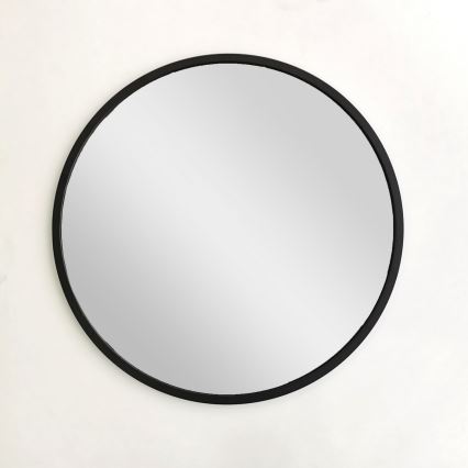Lustro ścienne SIYAH śr. 60 cm czarne
