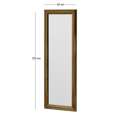 Lustro ścienne SMOOTH 105x40 cm złote
