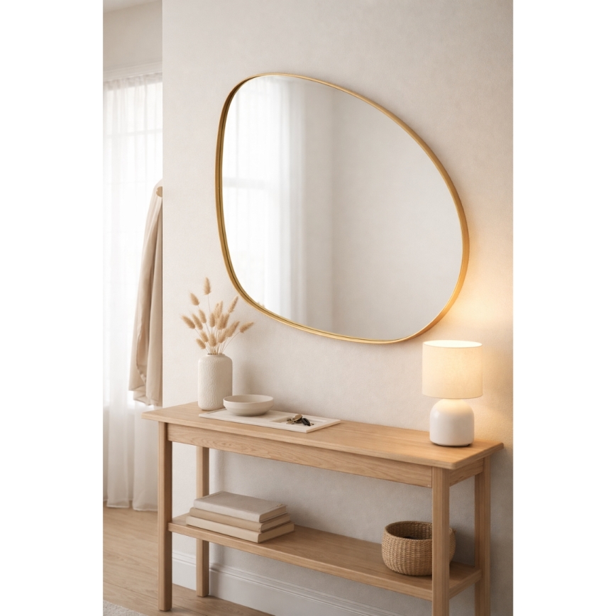 Lustro ścienne TAMPA 71x70 cm złote