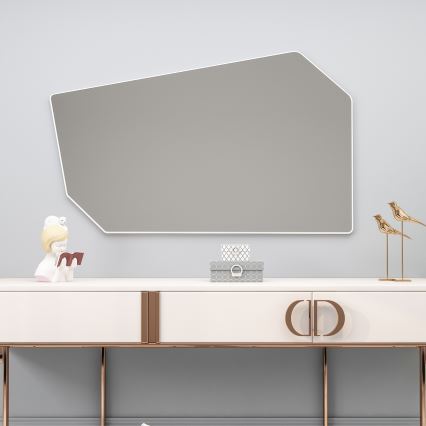 Lustro ścienne TARZ 49x86 cm białe