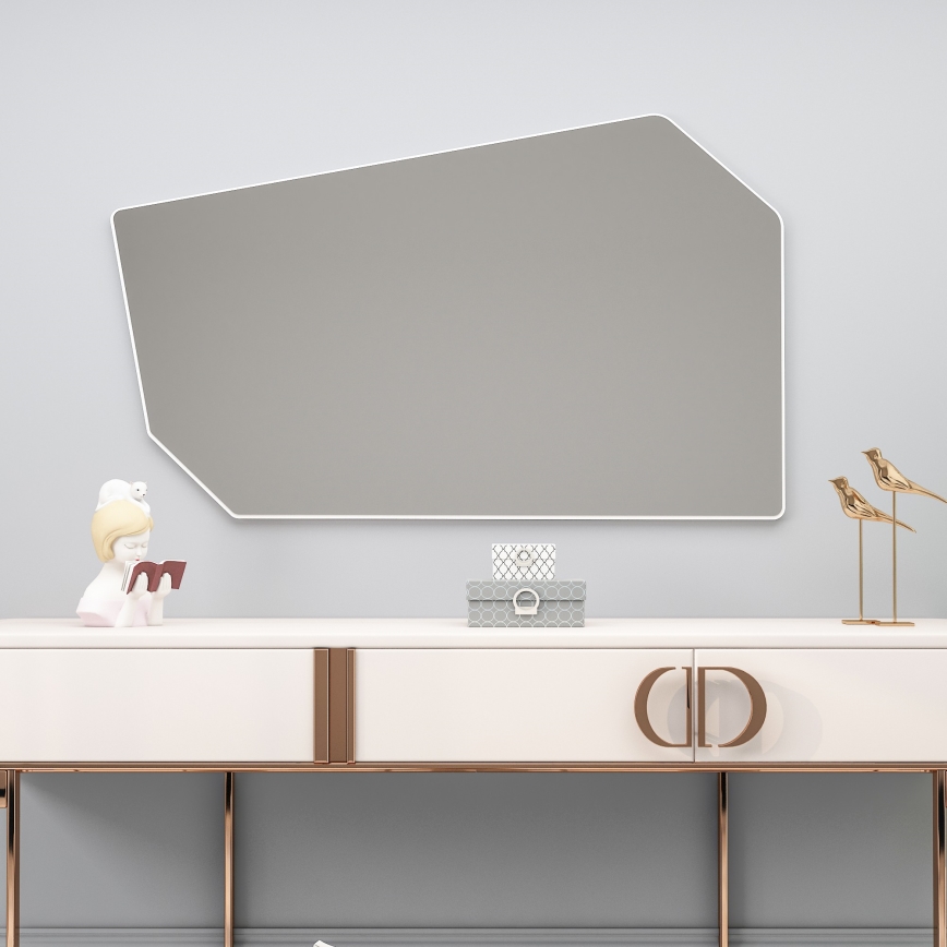Lustro ścienne TARZ 49x86 cm białe