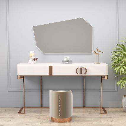 Lustro ścienne TARZ 49x86 cm białe