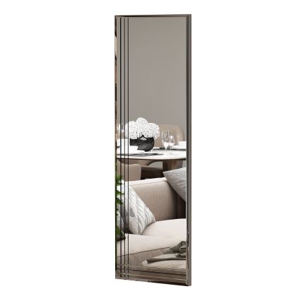Lustro ścienne TRIO 120x40 cm chrom błyszczący