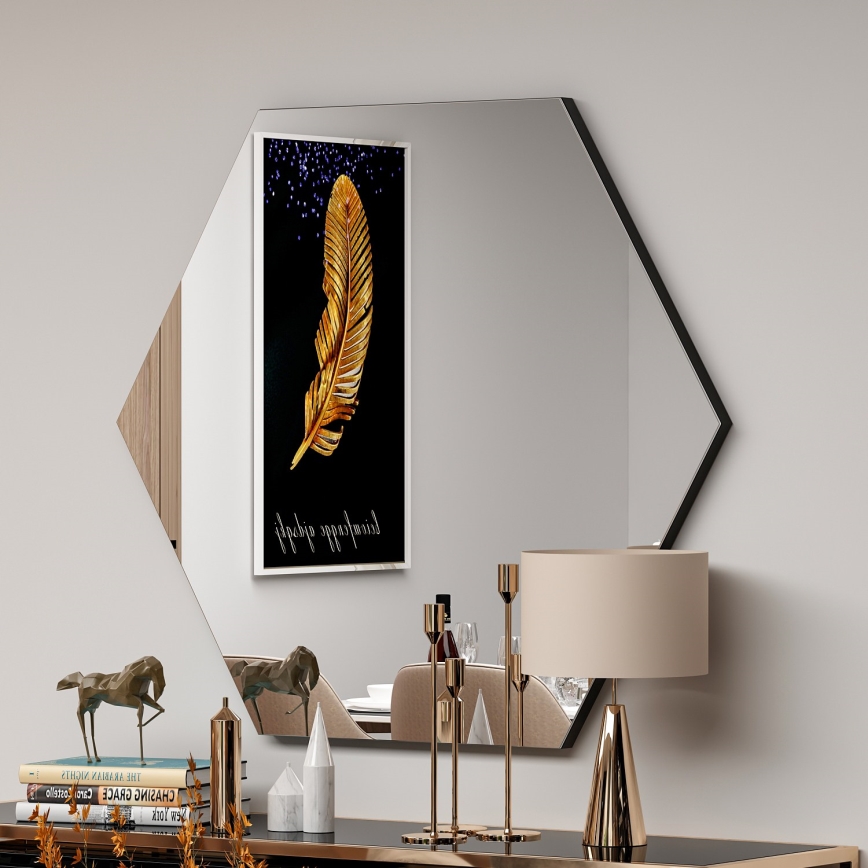 Lustro ścienne ZEO 60x70 cm czarne