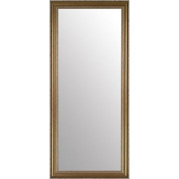 Lustro ścienne ZINA 118x38 cm mosiężne