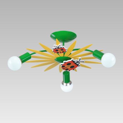 Luxera 28033 - Lampa dziecięca QUETT 3xE27/40W/230V