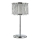 Luxera 46117 - Kryształowa lampa stołowa STIXX 3xG9/33W/230V