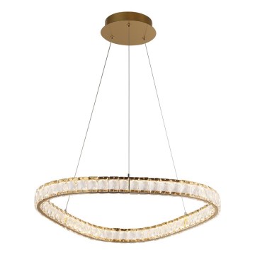 LUXERA 46151 - LED żyrandol na lince MIST LED/43W/230V 4000K złoty
