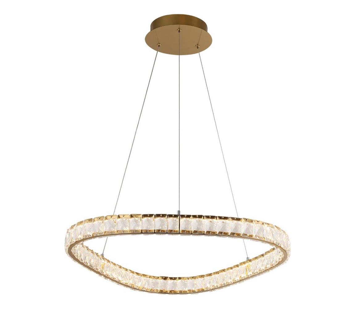 LUXERA 46151 - LED żyrandol na lince MIST LED/43W/230V 4000K złoty