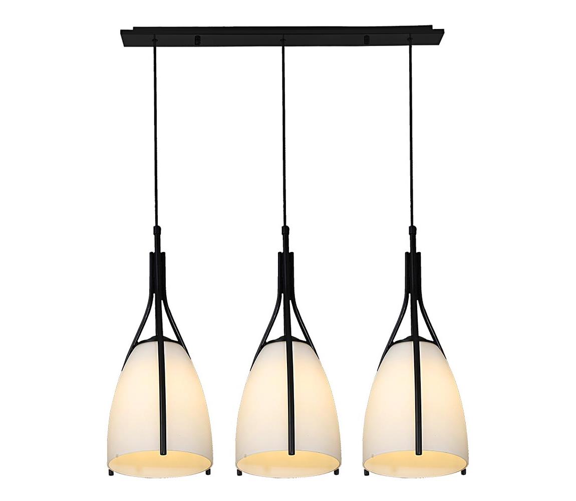 Luxera 61302 - Żyrandol na drutu ZORZO 3xE27/60W/230V