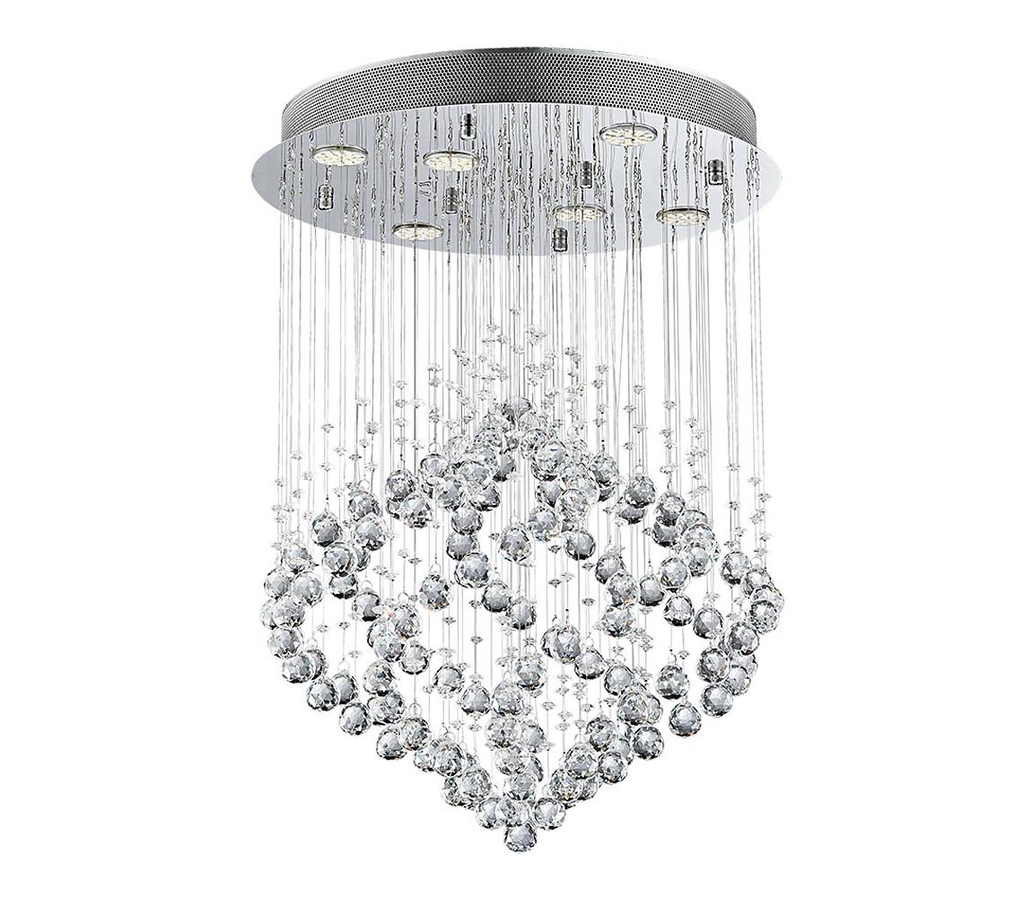 Luxera 62412 - Plafon kryształowy CHESTER 6xGU10/50W/230V