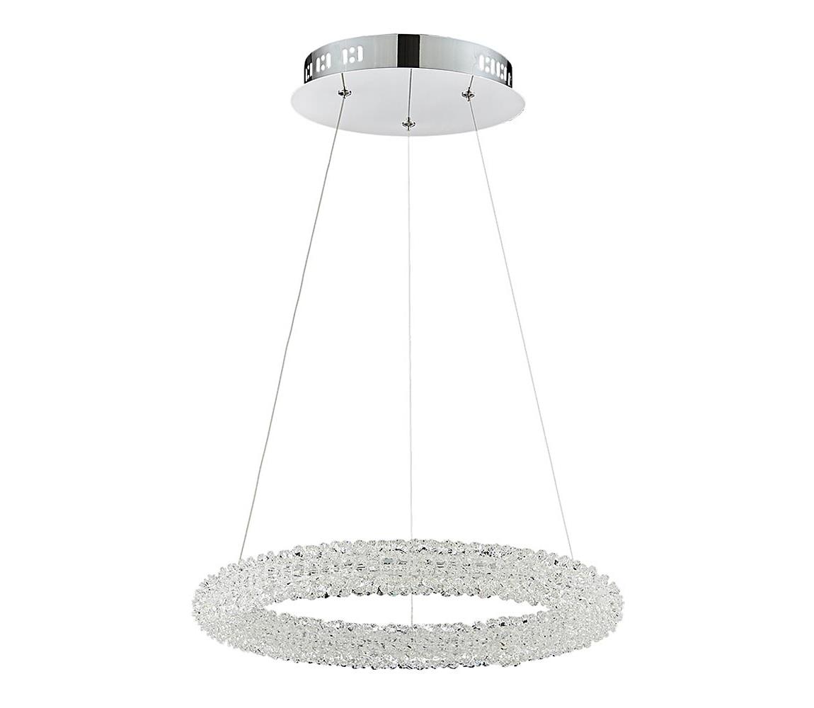 Luxera 64391 - LED Żyrandol kryształowy na drutu ALMEDA LED/24W/230V