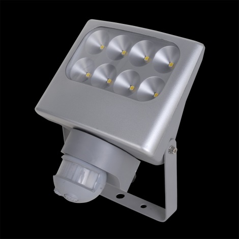 LUXERA 70130 - LED Reflektor z czujnikiem NEGARA 8xLED/3W IP54