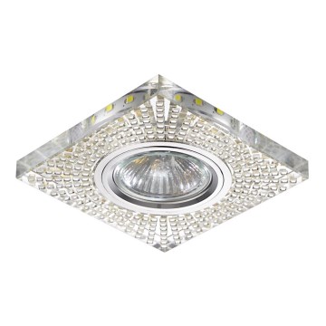 LUXERA 71072 - Oprawa reflektorowa ELEGANT 1xGU10/50W/230V + LED STRIPE