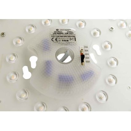 Magnetyczny moduł LED 36W/230V, śr. 24 cm, 2700/3000/4000/5000/6500K