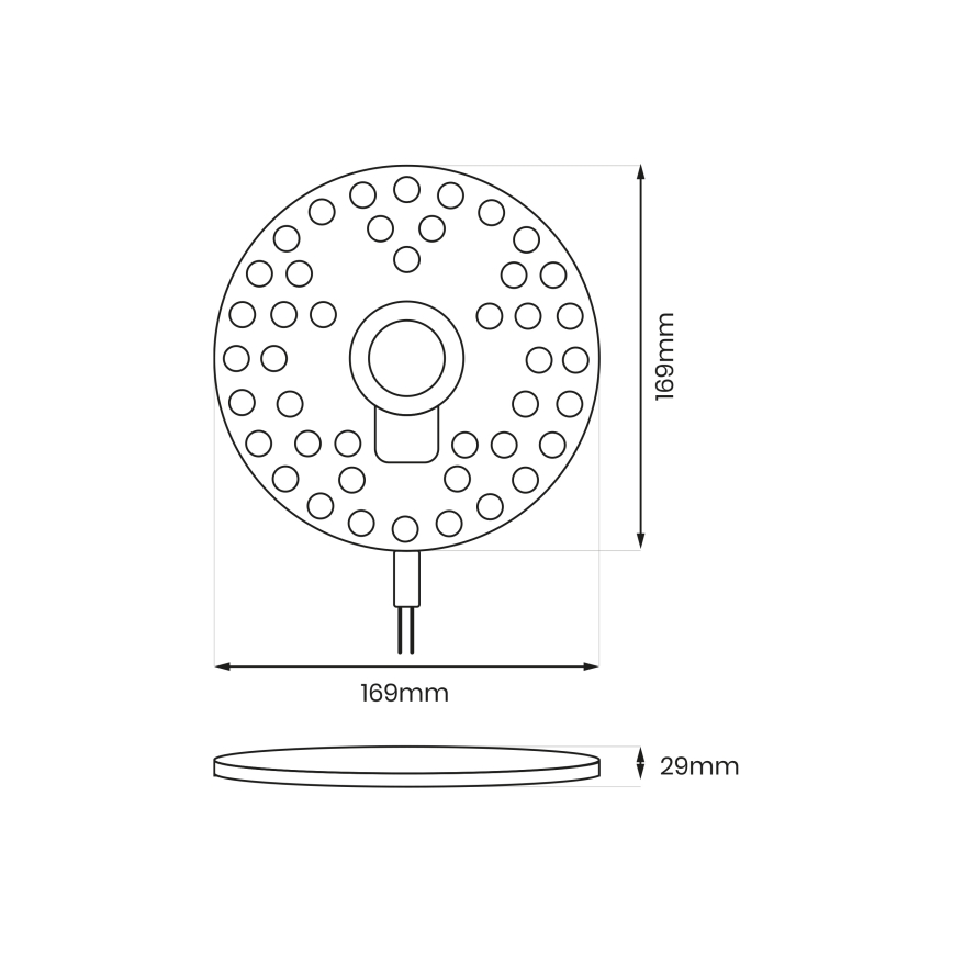 Magnetyczny moduł LED LED/18W/230V 2700-6500K śr. 17 cm - Brilagi
