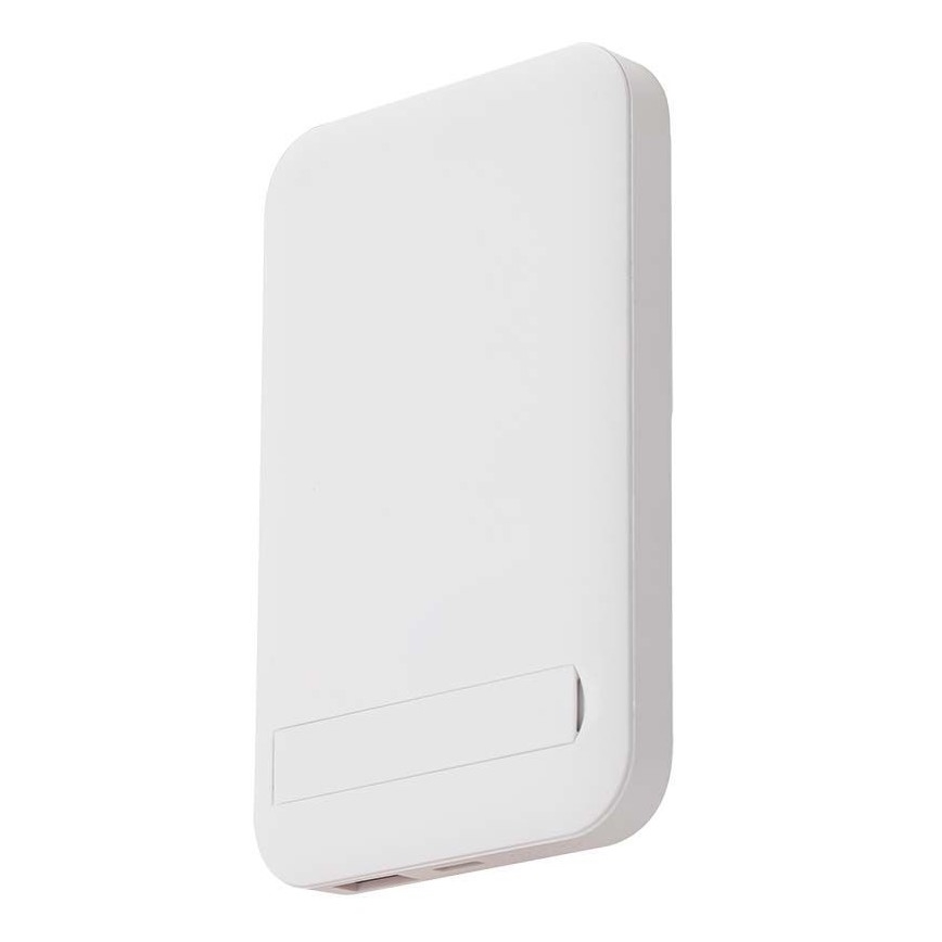 Magnetyczny powerbank z ładowaniem bezprzewodowym Power Delivery 10 000mAh/20W/3,7V biały