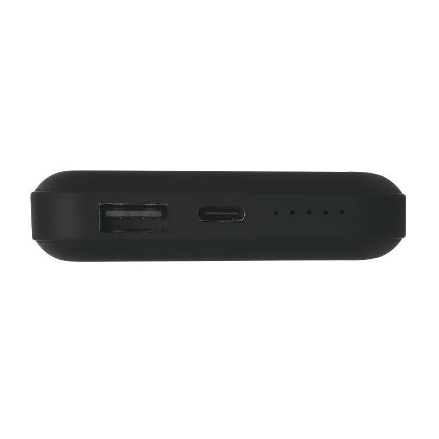 Magnetyczny powerbank z ładowaniem bezprzewodowym Power Delivery 10 000mAh/20W/3,7V czarny