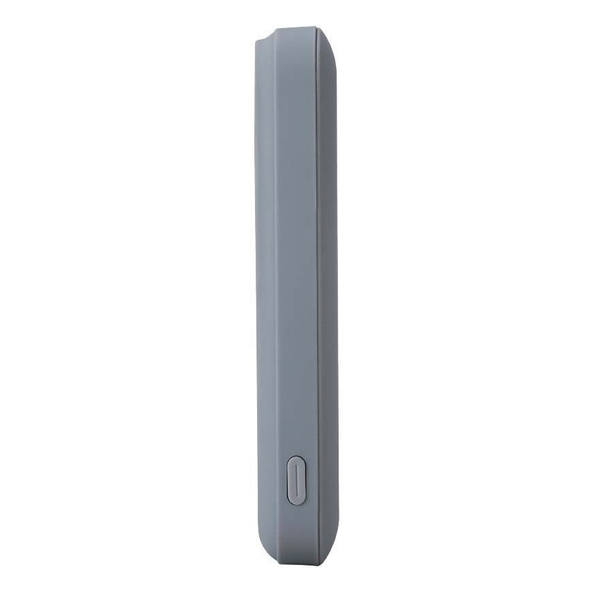Magnetyczny powerbank z ładowaniem bezprzewodowym Power Delivery 10 000mAh/20W/3,7V szary