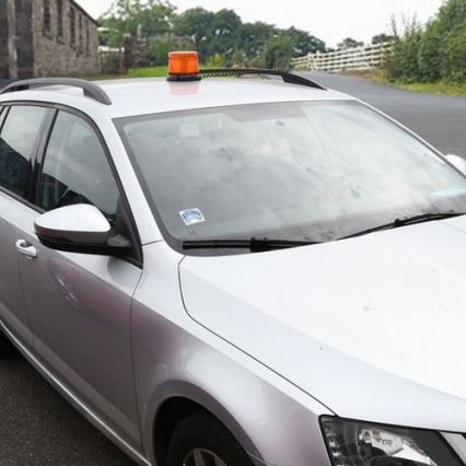 Magnetyczny sygnalizator ostrzegawczy LED/20W/12-24V pomarańczowy