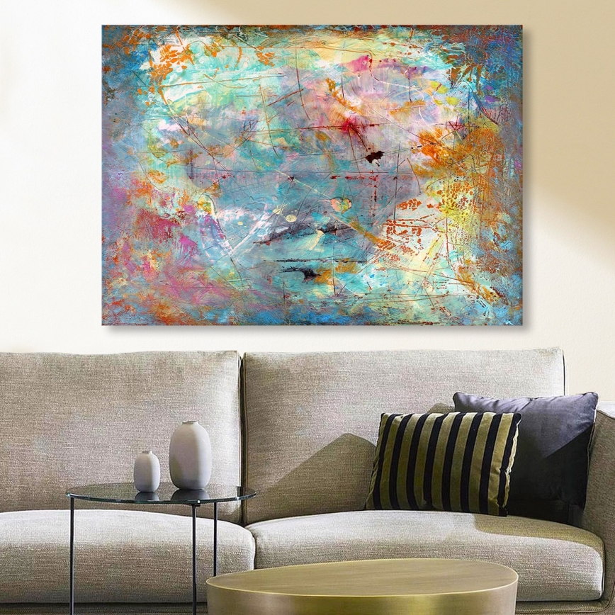 Malowidło ścienne na płótnie wielobarwnym 70x100 cm