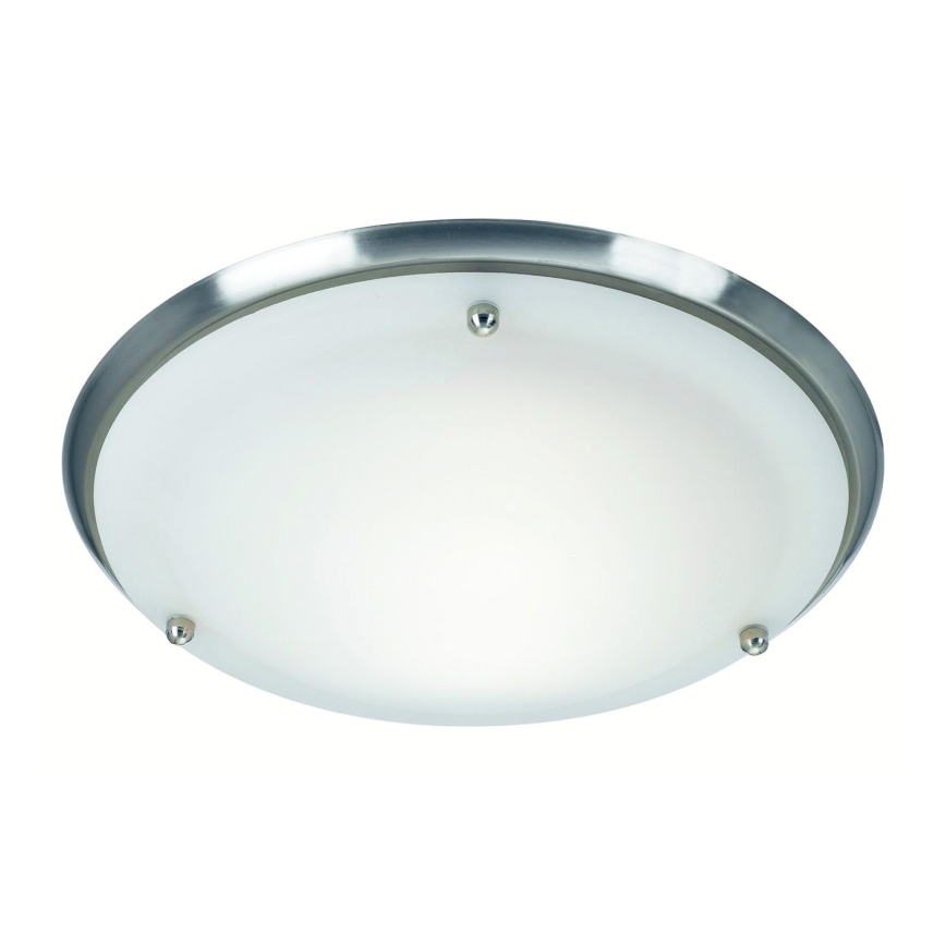 Markslöjd 102527 - Plafon łazienkowy ARE 1xE27/60W/230V IP44 matowy chrom