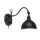 Markslöjd 104636 - Lampka ścienna EKELUND 1xE27/40W/230V czarna