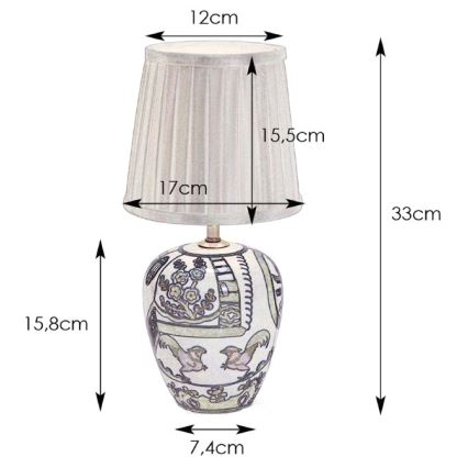 Markslöjd 104999 - Lampa stołowa GÖTEBORG 1xE14/40W/230V