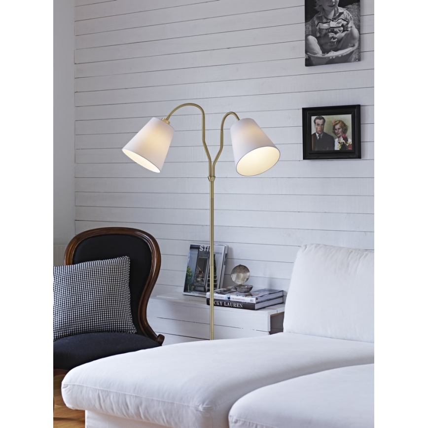 Markslöjd 105274 - Lampa podłogowa MODENA 2xE27/60W/230V