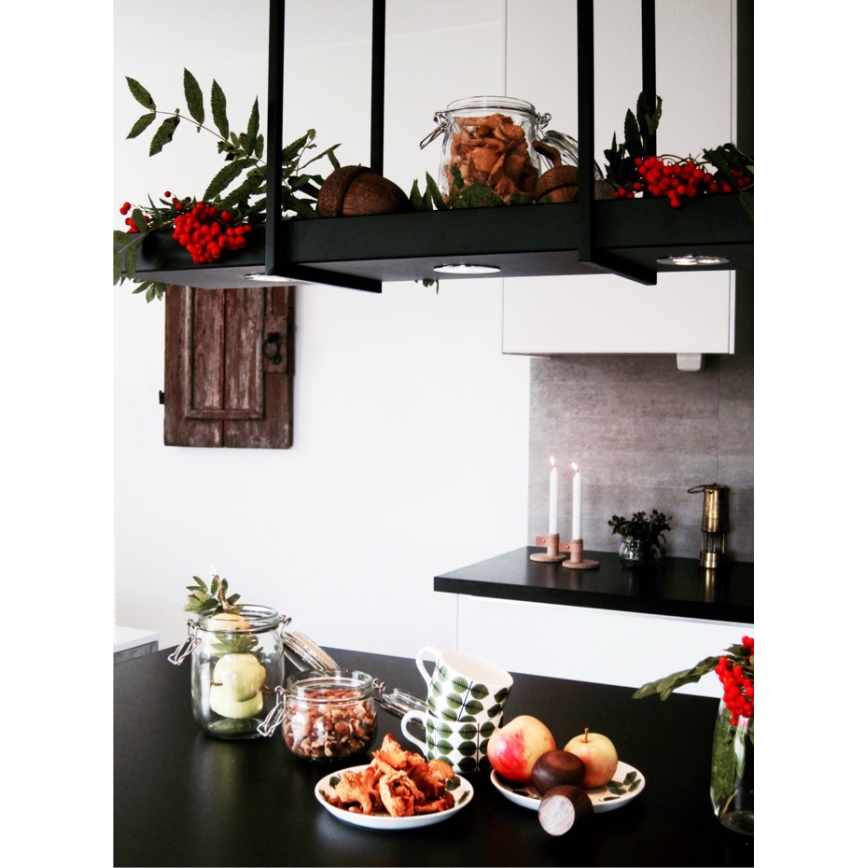 Markslöjd 105780 - ED Żyrandol ściemnialny na łańcuchu TRAY 3xLED/3W/230V czarny