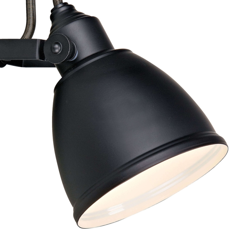 Markslöjd 105814 - Kinkiet FJÄLLBACKA 1xE14/40W/230V czarny