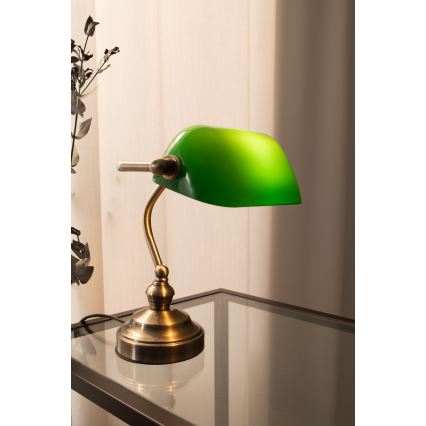 Markslöjd 105930 - Lampa stołowa BANKERS 1xE14/40W/230V